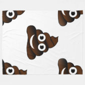 grappige poep emoji blanket fleece deken (Voorkant (Horizontaal))