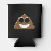 Grappige Poep Emoji Blikjeskoeler (Voorkant)