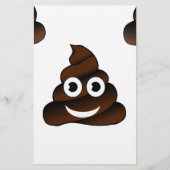 grappige poep emoji briefpapier (Voorkant)