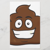 grappige poep emoji briefpapier (Voorkant)