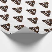 grappige poep emoji cadeaupapier (Hoek)