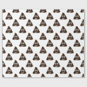 grappige poep emoji cadeaupapier (Vlak)