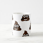 grappige poep emoji koffiemok (Center)