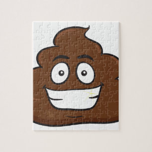 grappige poep emoji legpuzzel