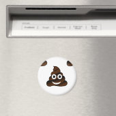 grappige poep emoji magneet (Insitu (Vaatwasser))