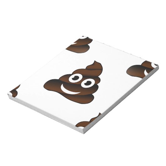 grappige poep emoji notitieblok (Linkerzijde)