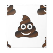 grappige poep emoji notitieblok (Voorkant)