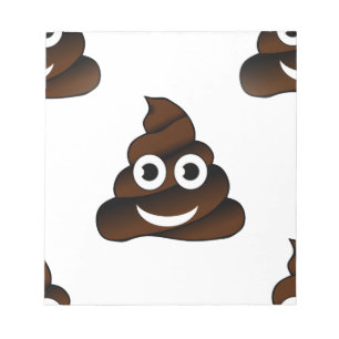 grappige poep emoji notitieblok