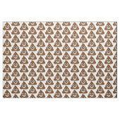 Grappige poep emoji stof (Yard (91,4 cm))
