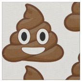 Grappige poep emoji stof (Close Up)