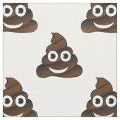 Grappige poep emoji stof (Close Up)