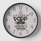 grappige poep-snuffelaarster (Voorkant)