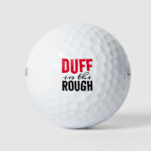 Grappige Poëtische Duff in de Rough Golfballen (Voorkant)