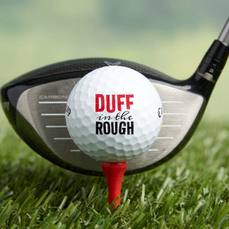 Grappige Poëtische Duff in de Rough Golfballen