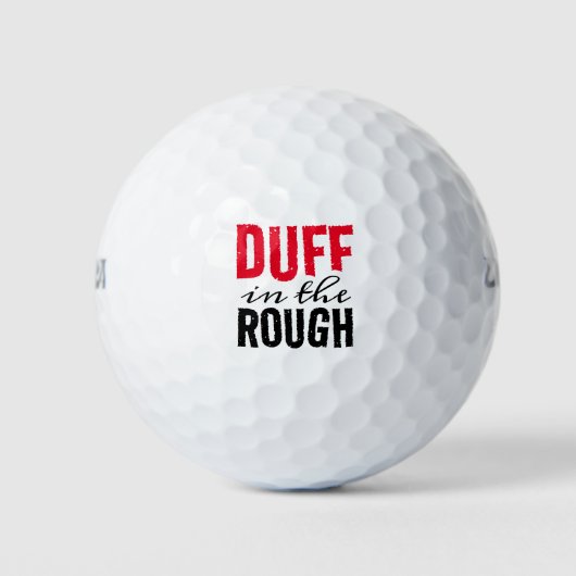 Grappige poëtische Duff in de ruwe Golfballen (Voorkant)