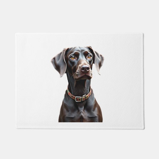 Grappige Pointer T-shirt Pointer Moeder Vader Hond Deurmat (Voorkant)