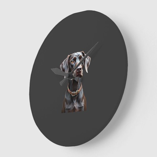 Grappige Pointer T-shirt Pointer Moeder Vader Hond Grote Klok (Hoek)