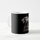 Grappige Pointer T-shirt Pointer Moeder Vader Hond Koffiemok (Voorkant links)