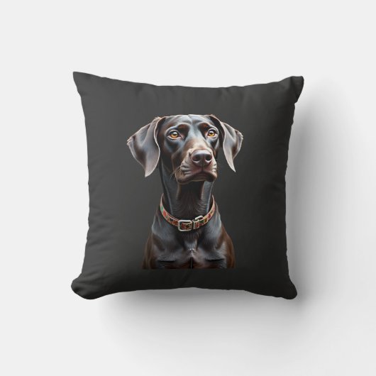 Grappige Pointer T-shirt Pointer Moeder Vader Hond Kussen (Voorkant)