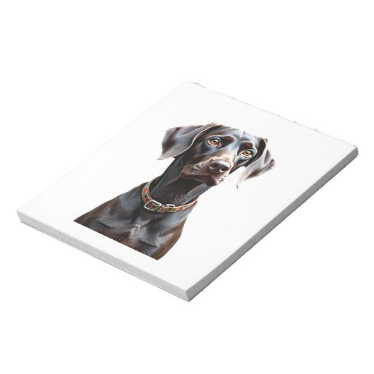 Grappige Pointer T-shirt Pointer Moeder Vader Hond Notitieblok (Linkerzijde)