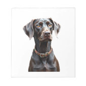 Grappige Pointer T-shirt Pointer Moeder Vader Hond Notitieblok (Voorkant)
