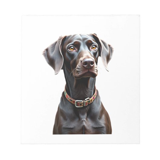 Grappige Pointer T-shirt Pointer Moeder Vader Hond Notitieblok (Voorkant)