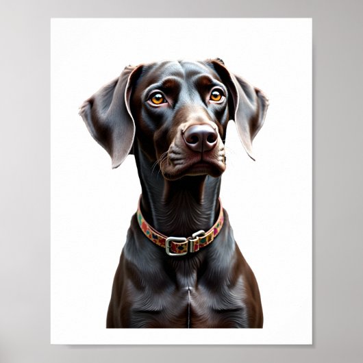 Grappige Pointer T-shirt Pointer Moeder Vader Hond Poster (Voorkant)