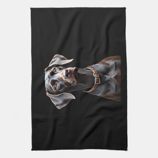 Grappige Pointer T-shirt Pointer Moeder Vader Hond Theedoek (Verticaal)