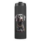 Grappige Pointer T-shirt Pointer Moeder Vader Hond Thermosbeker (Voorkant)