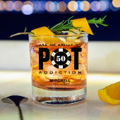 Grappige Poker Humor Pot Verslaving Whisky Glas