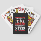 Grappige poker klap woordkunst pokerkaarten (Achterkant)