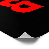 Grappige poker mensen bier woord kunst poster (Hoek)