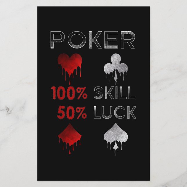 Grappige Poker | Poker 100% vaardigheid en 50% gel (Voorkant)
