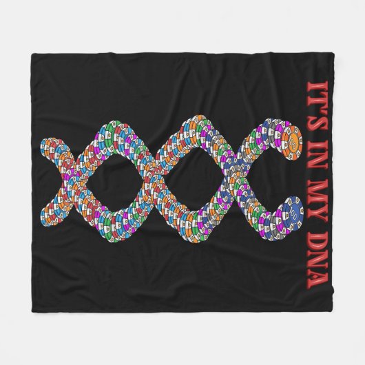 Grappige Poker Speler Gifts Texas Holdem Casino Po Fleece Deken (Voorkant (Horizontaal))