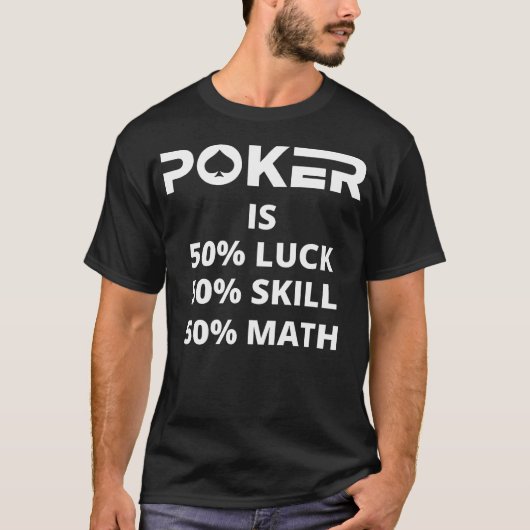 Grappige Poker T-shirt (Voorkant)