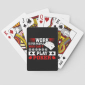 Grappige poker werk woordkunst pokerkaarten (Achterkant)