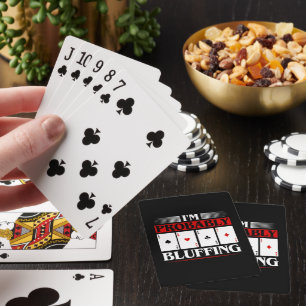 Grappige pokerbluf woordkunst pokerkaarten