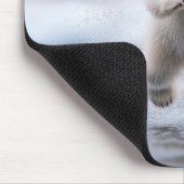 Grappige Polar Beer Cub Muismat (Hoek)