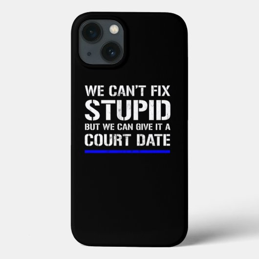 Grappige politieagent  Case-Mate iPhone case (Achterkant)