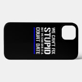 Grappige politieagent  Case-Mate iPhone case (Achterkant (horizontaal))