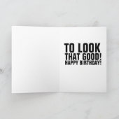 GRAPPIGE POLITIEAGENT VERJAARDAGSKAARTEN KAART (Binnen)