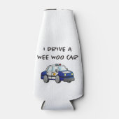 Grappige politieauto flesjeskoeler (Voorkant)