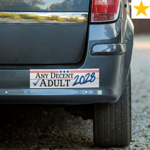 Grappige Politiek Verkiezing 2028 Politieke Grap  Bumpersticker