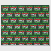 Grappige politieke alles wat ik wil voor kerst Pre Cadeaupapier (Vlak)