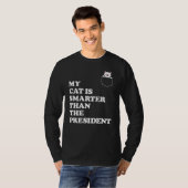 Grappige politieke geschenken voor kattenliefhebbe t-shirt (Voorkant volledig)