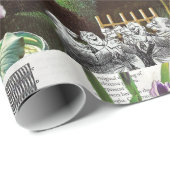 Grappige politieke grap bos klimaatverandering sat cadeaupapier (Rol Hoek)