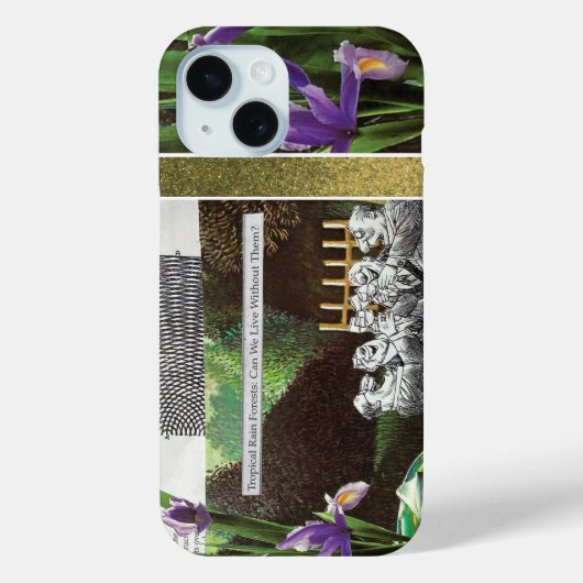 Grappige politieke grap bos klimaatverandering sat Case-Mate iPhone case (Achterkant)