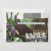 Grappige politieke grap bos klimaatverandering sat kaart (Voorkant)