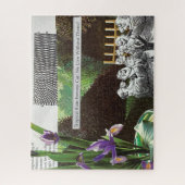 Grappige politieke grap bos klimaatverandering sat legpuzzel (Verticaal)