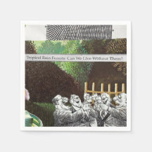 Grappige politieke grap bos klimaatverandering sat